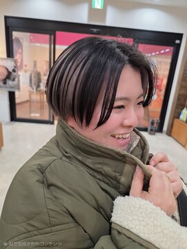 プランタンアヴェダ(printemps AVEDA) ハンサムショート×インナーパールベージュ