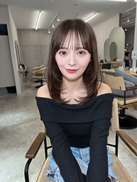 サンド 名古屋(sand) 韓国風/インナーカラー/縮毛矯正髪質改善/顔まわり/レイヤー