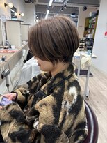 シャンプーボーイ 佐賀(SHAMPOO BOY)&nbsp;大人可愛い20代30代40代黒髪前下がりショートボブ丸みショート◎