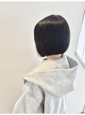 切りっぱなしボブ