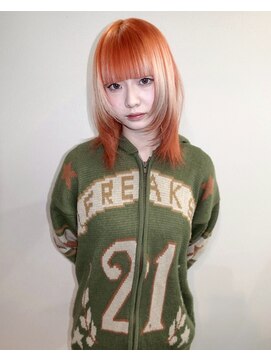 ヌル 表参道本店(Null) オーダーメイド/ケアブリーチカラー/ルーツカラー/姫ウルフ