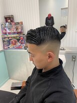 エルエフェ(EL JEFE)&nbsp;【ハイスキンフェード×パートスタイル】［東中野］［バーバー］