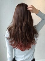 テーラ 南流山店(TELA) 裾カラー オレンジ【TELA HAIR南流山店】