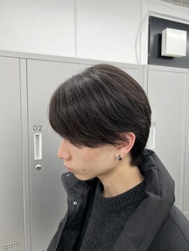アッシュ 洋光台店(Ash) ★"曲がる縮毛矯正"毛流れシースルーマッシュ