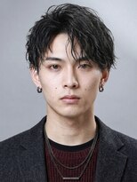 メンズフィール 南森町(MENS FEEL)&nbsp;刈り上げセンターパート/波巻きツイストスパイラル/南森町