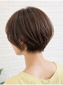 50代×丸みショートボブ