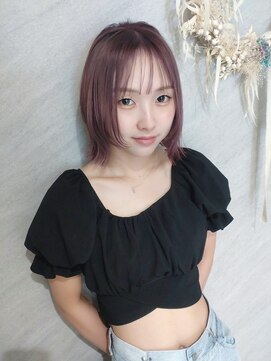 ハイストリートヘア(High street Hair) レイヤーボブ＋明るめマットアッシュ