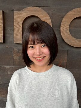 カノエ 山口小郡店(canoe) ボブ×オリーブブラウン