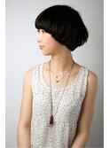 【keep hair desigin.木田】６０年代風マッシュボブ