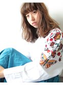 【　un  】ほつれウェーブ×ドライ×アッシュグレージュ