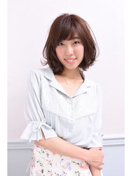 リノ ヘアー デザイン 河原町三条(Lino Hair Design) 【Lino 京都】顔まわりで揺れるボブ【雑誌掲載スタイル】