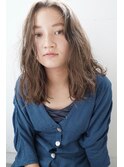 ラフな波打ち＊ヒッピー風ウェーブ