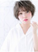 ふんわり丸みのあるショート