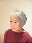 ア・シンメトリ　ショートボブ