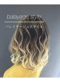 バレイヤージュ、ホワイトブリーチ、ハイライト、シールエクステ