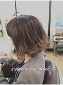ナチュラルエアリーボブ