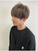 イメチェン メンズマッシュ ミルクティ