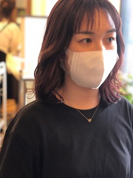 ヘアーブランドジン パルト(HAIR BRAND Jin Palt) 肩先で弾むラフカール