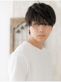 ≪mod's men≫ダークアッシュ×グランマッシュ抜け感ヘアa