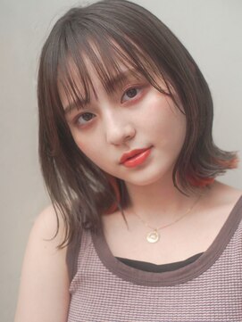 レジュアル(RESSUAL) イヤリングカラー　ボブ　大人かわいい　フェザーバング