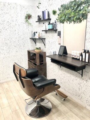 男性スタッフ1名のプライベートサロン！周りを気にせずゆったり贅沢なSalon Timeを満喫できます♪