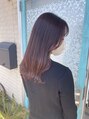 ヘアーデザインフアリ(Hair design fuari) #ピンクブラン#春カラー#ナチュラルカラー