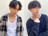 【メンズ限定】カット+ツイストorスパイラルパーマ+最新Tr ￥9800 (大宮)