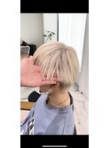【倉敷】【岡山】【ハイライト】メンズ×シルバーベージュ