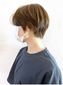 マッシュショート_外ハネボブセクションカラー_ba389861