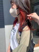 シーラス(cirrus)&nbsp;【mori担当】ビビットレッドインナーカラー20代/30代/40代/50代