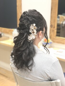 ハコブネ(Hacobune) ☆結婚式ネオハーフアップ☆