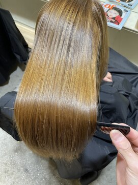 ロロ(ro-ro) 【恵比寿 ro-ro】ハイトーンハイダメージ毛への縮毛矯正