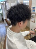 波巻きmen'sパーマ