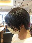髪質改善ストレートパーマくびれショートボブトリートメント