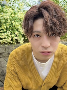 オムデュー(HOMME DEUX) 【YUKI】波巻きパーマ