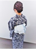 浴衣着付けとヘアセット