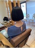 髪質改善　ビフォーアフター　その594（ミニボブ）