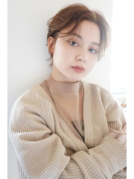 ラヴィズム 松崎店(LUVISM) ショートカット丸みショート耳掛けひし形小顔 10代20代30代