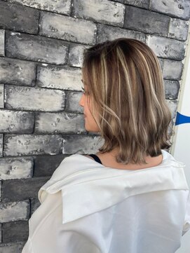 ライズ バイ レボ 柏店(RISE by REVO) インナーグレージュ/マチルダボブ/前髪/ピンクベージュ/柏