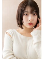 カバーヘア ブリス 北浦和(COVER HAIR bliss) 似合わせカット前下がり切りっぱなしボブZ北浦和20代30代40代