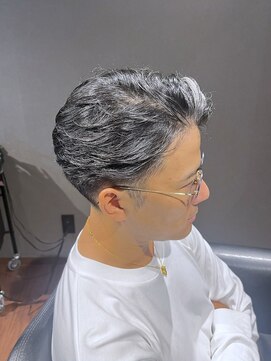 ビーダンディー(Bee dandy) ビジネスフォーマル ツーブロックショート かき上げオールバック