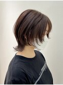 ころんとしたショートウルフ