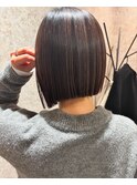 切りっぱなしボブ