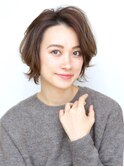 ひし形ショートボブ