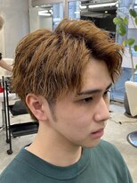 エデアンルクラ 下通(EDEAN Leclat)&nbsp;熊本メンズパーマ ツイスパ アップバング MEN'S HAIR