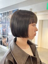 マカロニコースト(macaroni coast)&nbsp;前髪ありミニボブオリーブカラー