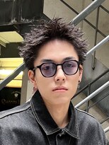 アンサー 渋谷(ANSWER)&nbsp;スパイキーショートツイストスパイラルパーマ短髪ツーブロック