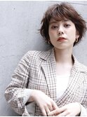 菱形ショートボブ