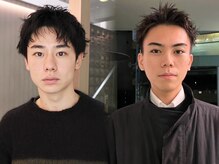 メンズstyleもお任せください!骨格、髪質、クセ、普段のスタイリングをお聞きして必ず似合わせます。表参道