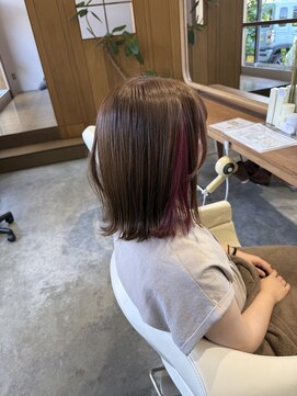 フラム(fulam) イヤリングカラーピンク